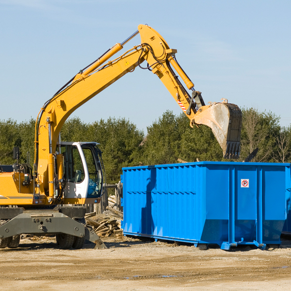 are there any restrictions on where a residential dumpster can be placed in Cape Carteret